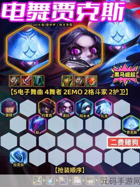S10赛季金铲铲之战电子舞曲劫阵容出装与羁绊全攻略