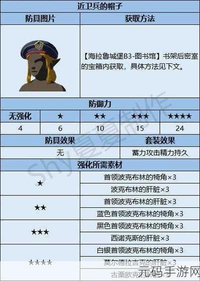 塞尔达传说王国之泪天空之勇者套装获取全攻略