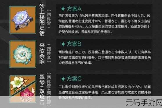 原神散兵圣遗物与武器搭配深度解析