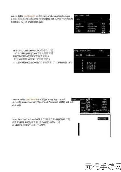 mysql资讯，游戏数据库小课堂