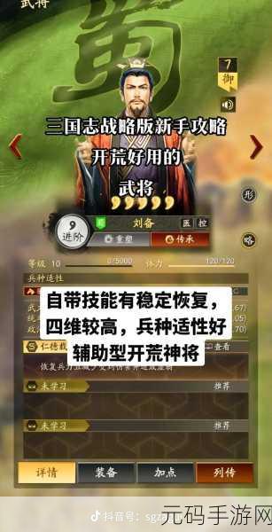 三国志战略版武将练兵全攻略,打造无敌战队的秘诀