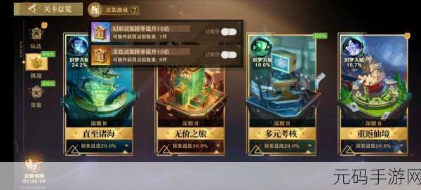 无尽梦回手游新版本更新,一键穿戴灵装功能详解