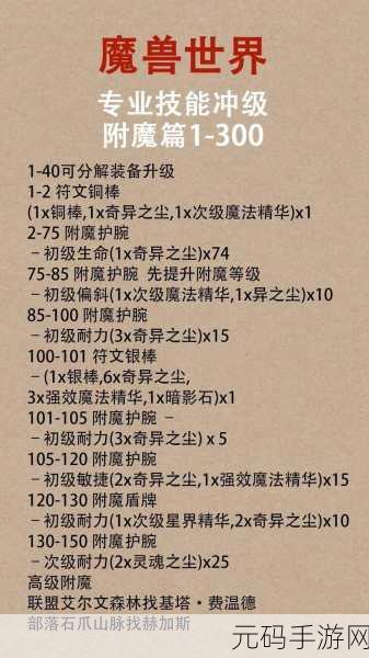11.0法系武器附魔,法器附魔大师:提升战力攻略