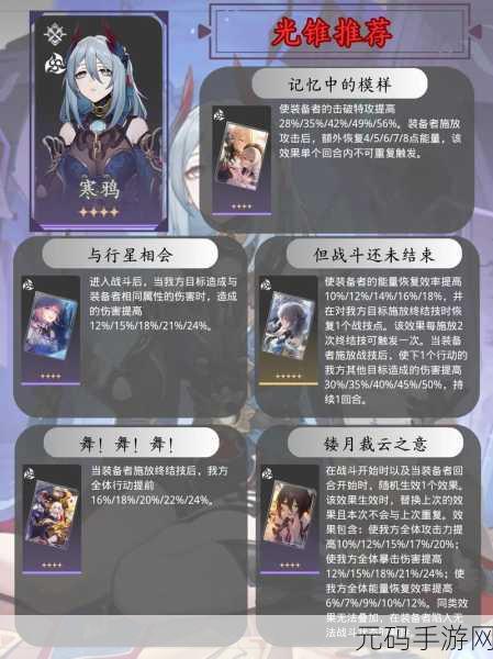 崩坏,星穹铁道娜塔莎光锥搭配深度解析与新手攻略