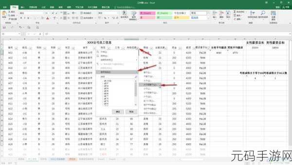 Excel 筛选秘籍,轻松获取所需数据