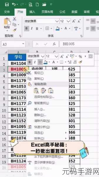 新版 Excel 加粗文字秘籍大公开