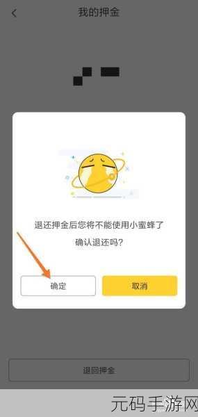 轻松搞定!蜜蜂出行司机端押金退还全攻略