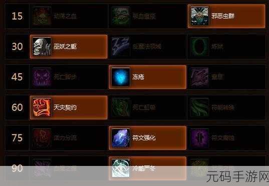 wlk邪dk天赋及输出手法,《魔兽世界》邪恶DK最强输出攻略:天赋搭配与技能连招详解