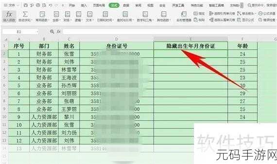 轻松掌握,WPS EXCEL 表格隐藏电话号码中间部分秘籍