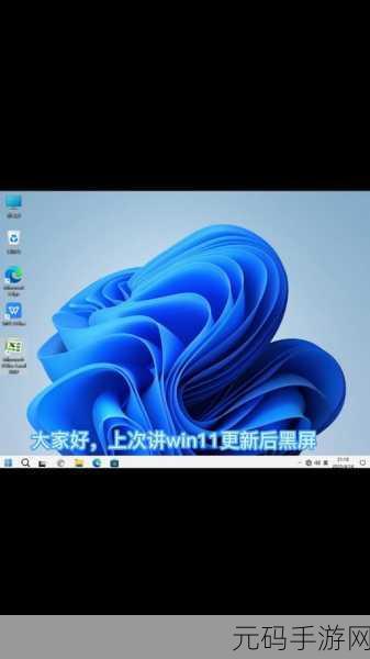 Win11 运行软件时黑屏白屏的完美解决攻略
