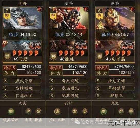 三国志战棋版S6赛季共存阵容深度解析