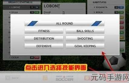 梦幻足球联盟无限升级球员秘籍,解锁手游新玩法