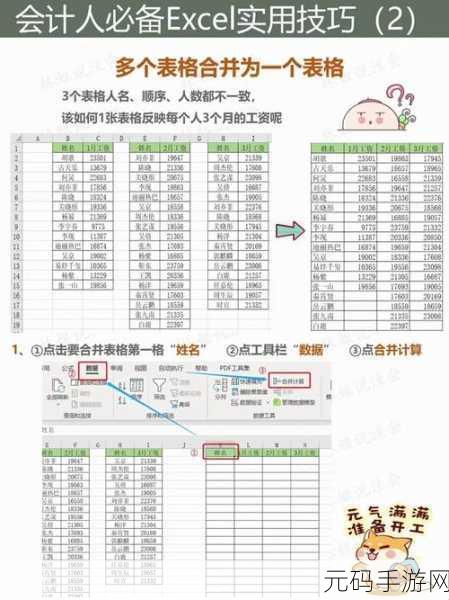 Excel 表格合并单元格秘籍大公开