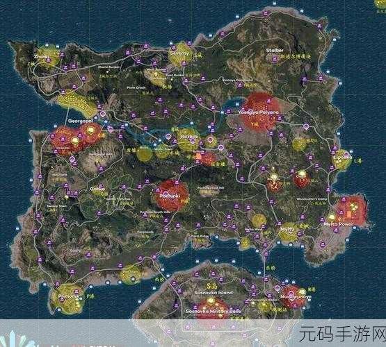 绝地求生大逃杀手游地图类型全解析