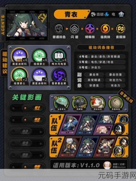 绝区零青衣配队全攻略,打造无敌战斗阵容