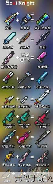 元气骑士武器合成表2024,全新版本大揭秘