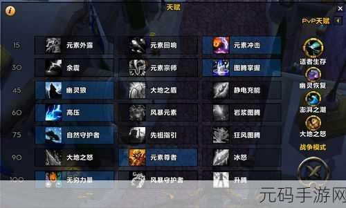 魔兽世界元素属性选择,元素觉醒:英雄属性养成