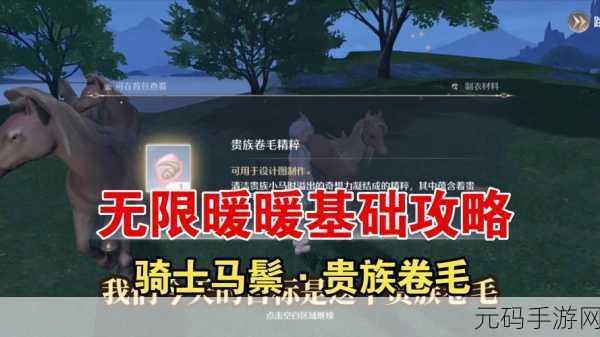无限暖暖骑士马鬃捕捉全攻略,解锁时尚新篇章