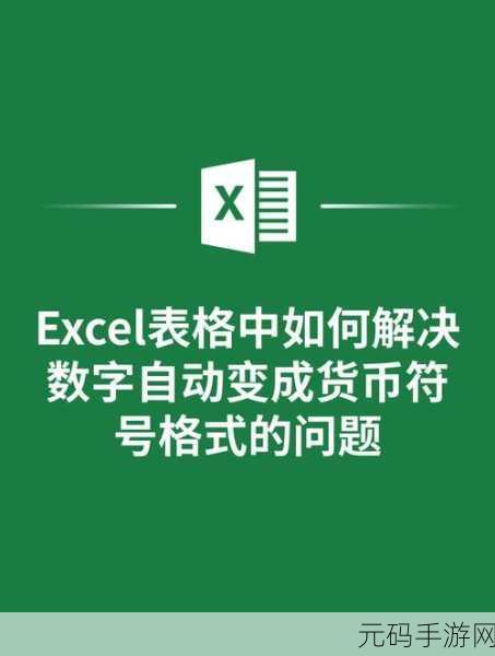 Excel 秘籍,轻松添加指定货币符号