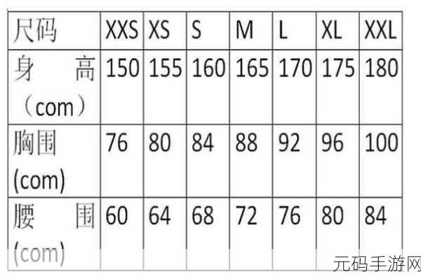 亚洲m码欧洲s码kkk15，时尚潮流亚欧尺码对照表