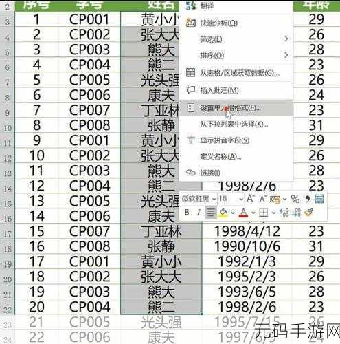 轻松搞定 Excel 单元格宽度自适应文字的秘诀