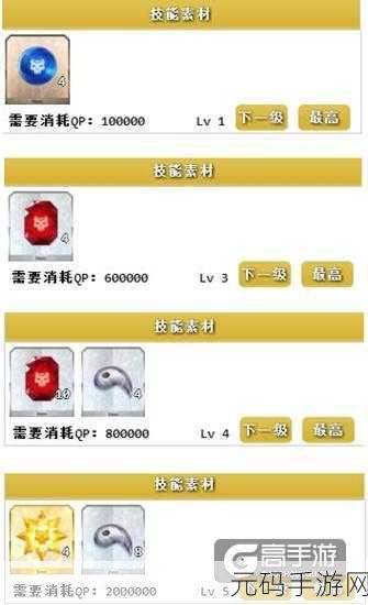 FGO拿破仑满破材料全解析