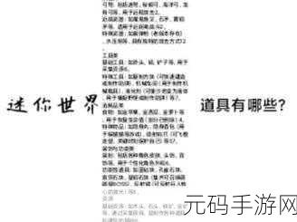 迷你世界浮石密码道具染色技巧与使用方法深度解析