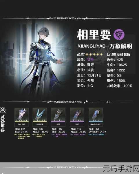 鸣潮手游湮灭武器选择指南,解锁战斗新境界
