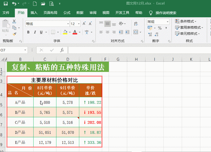 Excel 复制粘贴功能的奇妙用法大揭秘