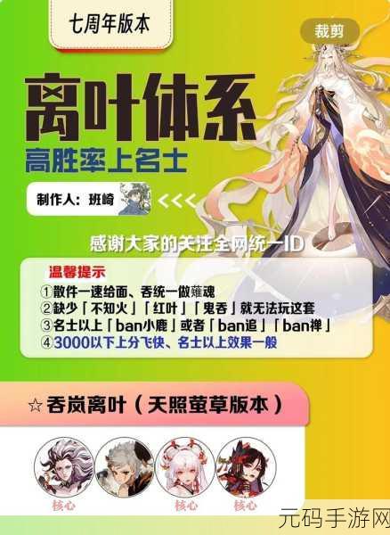 阴阳师手游,深度解析离叶体系玩法与攻略