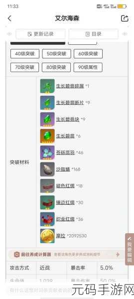 原神莫娜突破材料一览