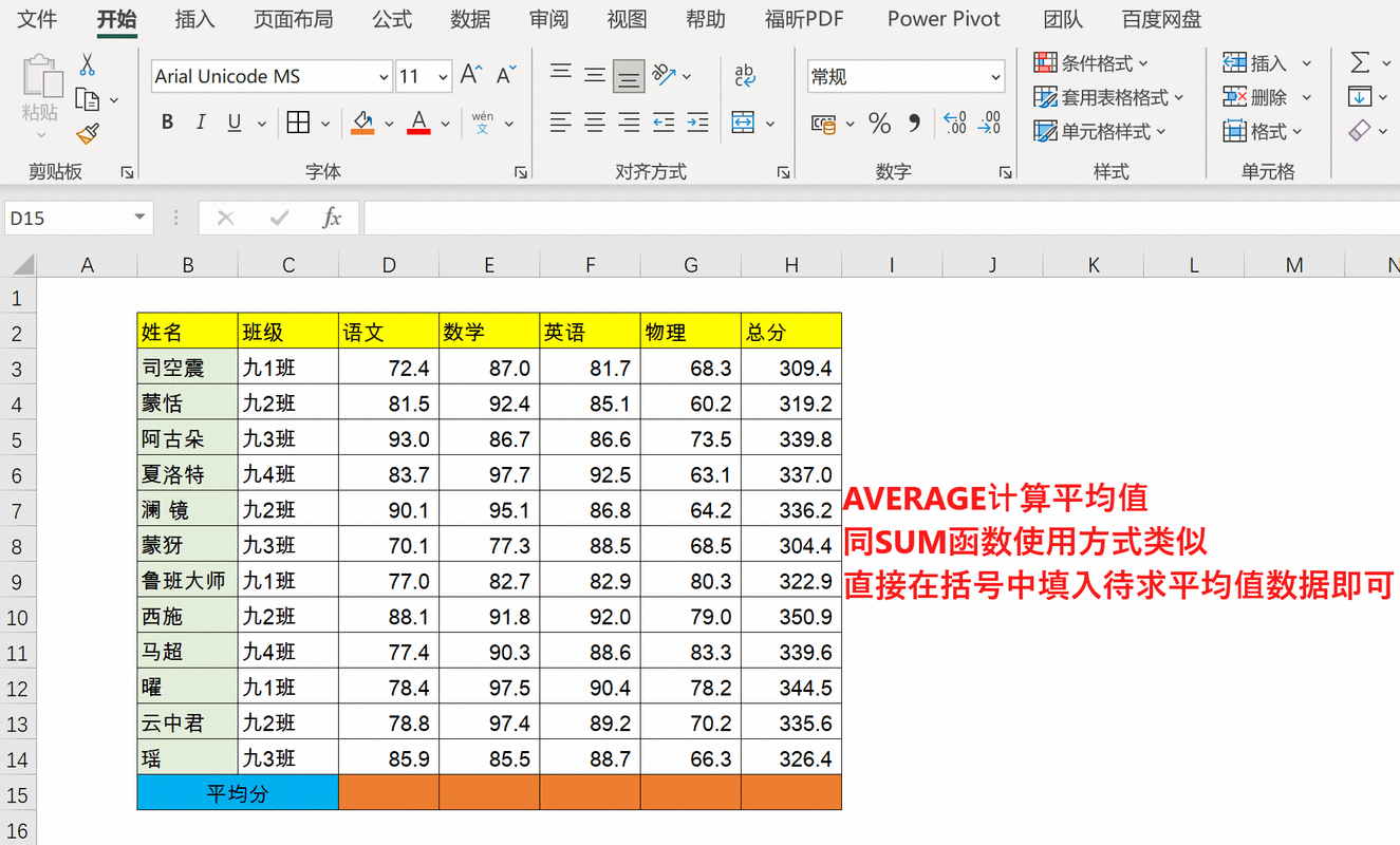Excel 多条件统计平均值的精妙技巧