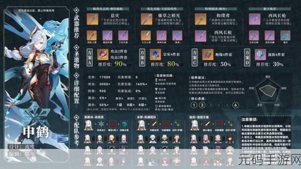 原神申鹤武器与圣遗物搭配全攻略