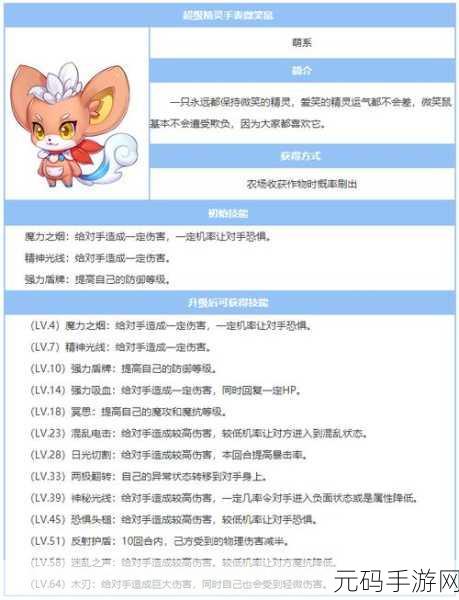 手游资讯,超级精灵手表奥佩娅获取方法全解析