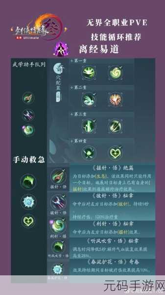 剑网3无界唐门深度解析，技能介绍与玩法攻略