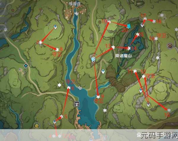 原神遗失的能量块位置全攻略与路线图