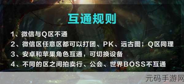 DNF手游Q区和微信区互通性深度解析