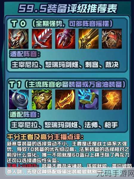 云顶之弈S4新版本装备合成全攻略