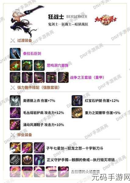 DNF血法装备搭配攻略2024,打造极致战斗体验