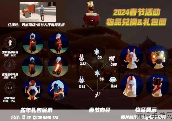 手游资讯，光遇2024春节活动兑换图大全详解