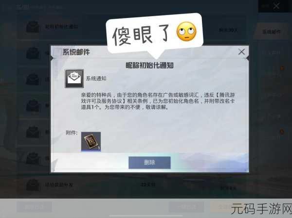 和平精英改名卡获取新途径全面解析