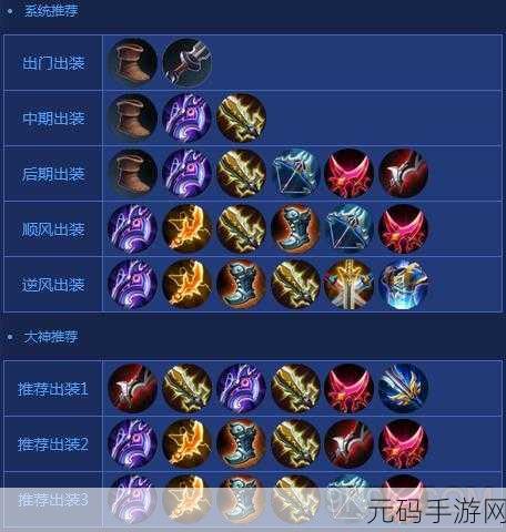 王者荣耀鲁班七号,新版本出装与符文搭配全攻略