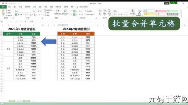 Excel 秘籍,合并单元格分割线添加技巧大揭秘