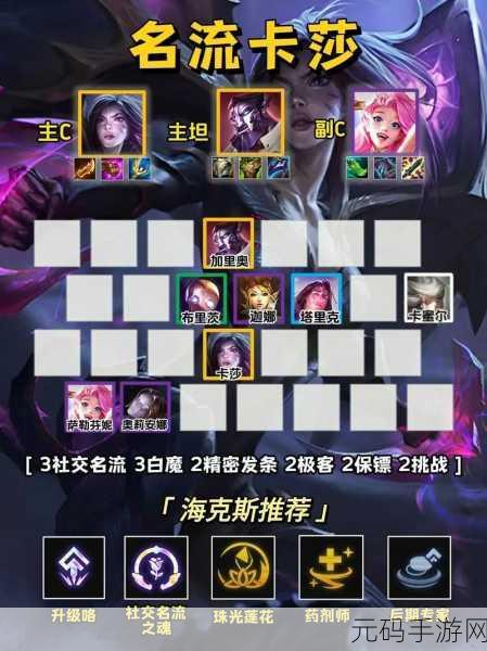 金铲铲之战手游资讯，好事成双卡莎阵容强势登场