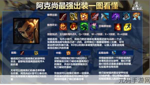 LOL手游新英雄阿克尚技能全解析