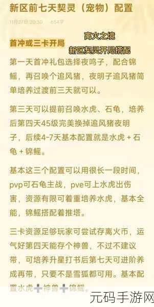 离火之境契灵疲惫效果深度解析及实战运用技巧