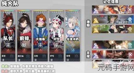 白荆回廊火雷爆燃队阵容搭配深度解析与实战攻略