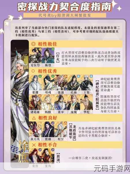 如鸢密探手游,三大策略助你提升好感度