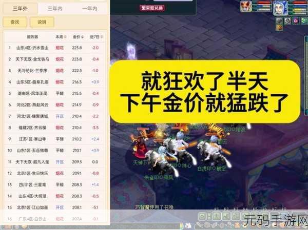 梦幻西游手游点卡价格详解及最新动态