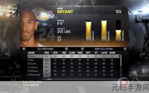 手游资讯,NBA2K系列新增传奇球员埃利斯M属性能力全解析